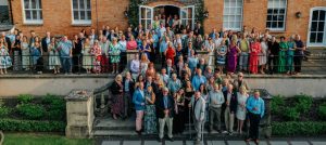 Tedstone 72.2 Party Guests at a 6oth birthday garden party